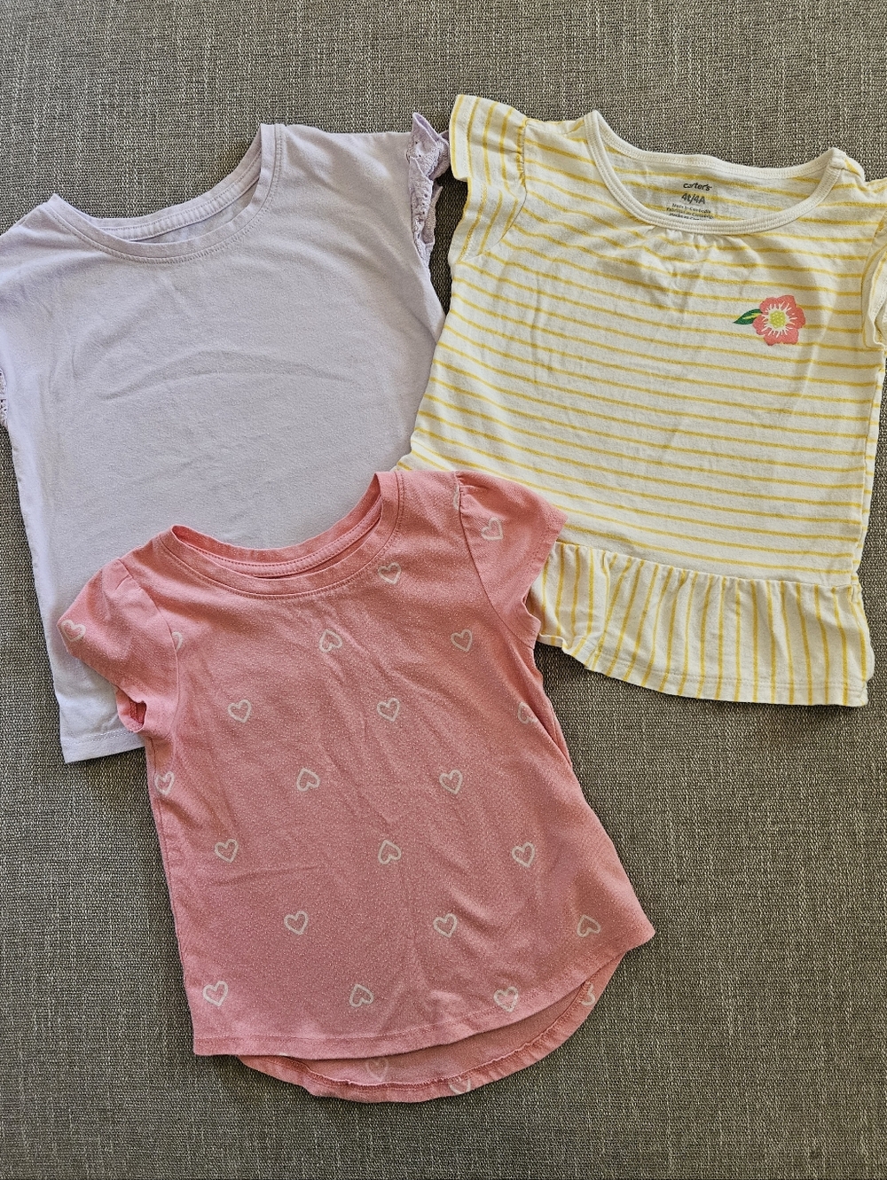 Girls Summer Shirt Bundle Size 4t